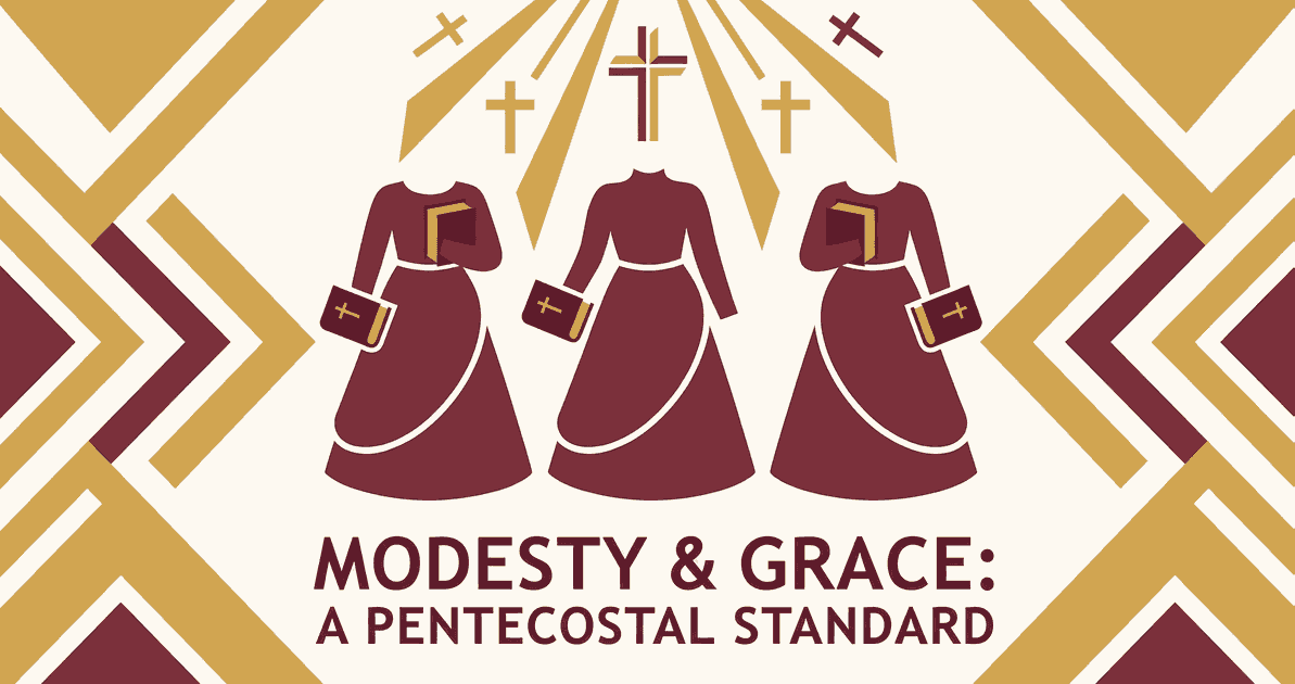 Mujer vestida modestamente representando los estándares de santidad Pentecostal